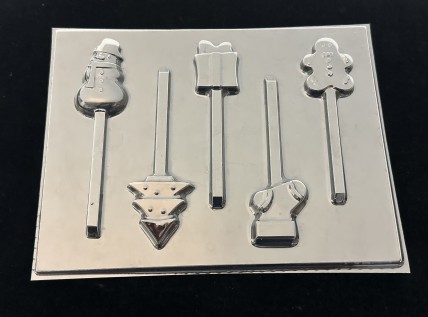 275c Christmas Holiday Tree Stocking Snowman Gingerbread Man Gift Chocolate or Hard Candy Lollipop Mold 275c Christmas Holiday Tree Stocking Snowman Gingerbread Man Gift Chocolate or Hard Candy Lollipop Mold